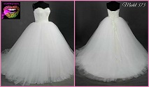 Robe De Mariage Princesse Blanche En Tulle